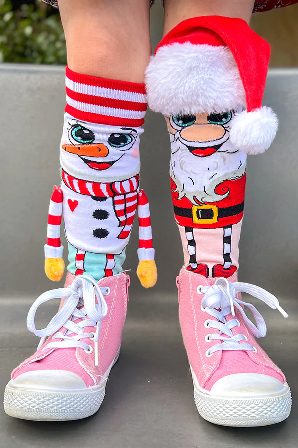 Santa & Snowman Silly Socks