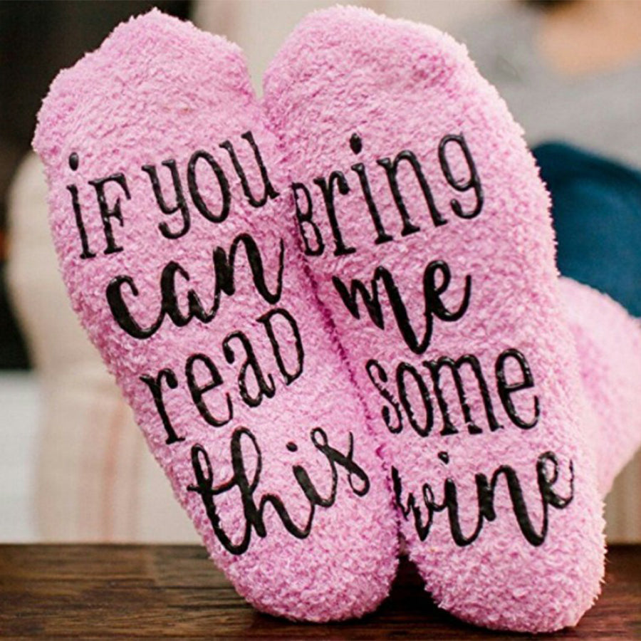 Bring Me Some Wine Socks