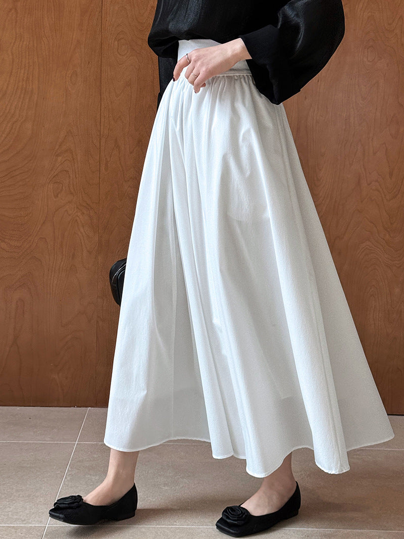 Vintage Flared A-line Pleated Skirt