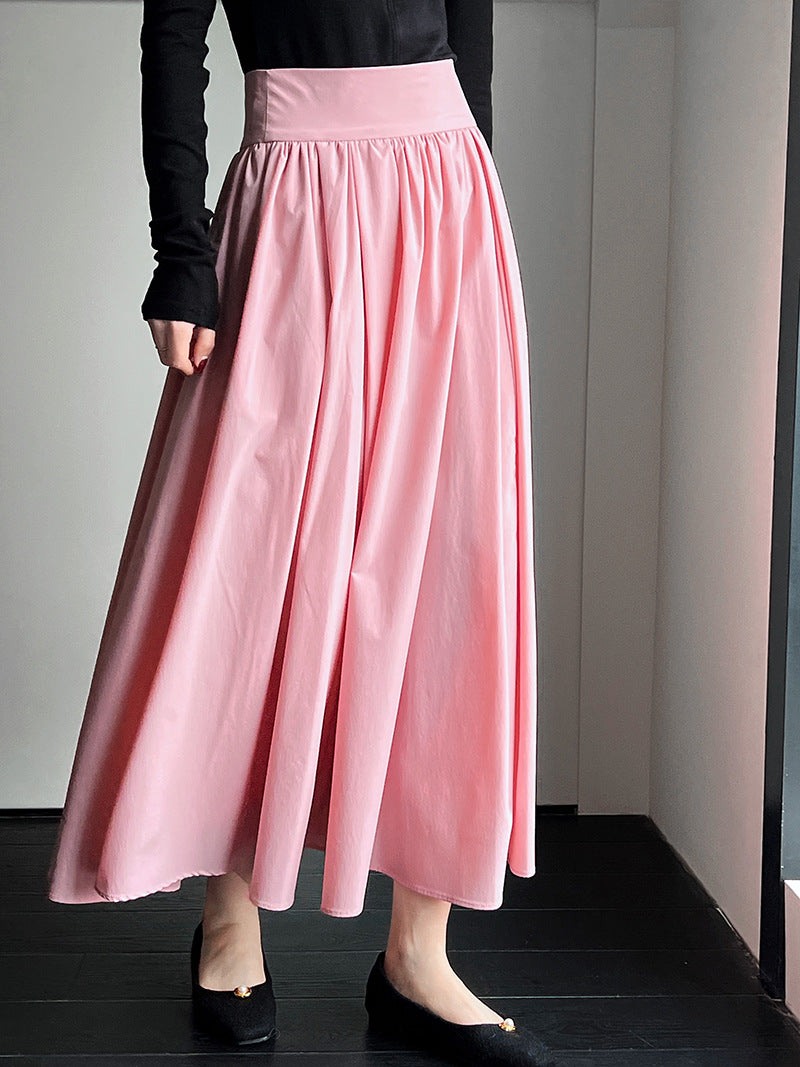 Vintage Flared A-line Pleated Skirt