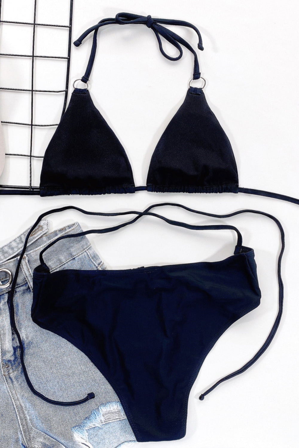 Hollow Strappy Bikini