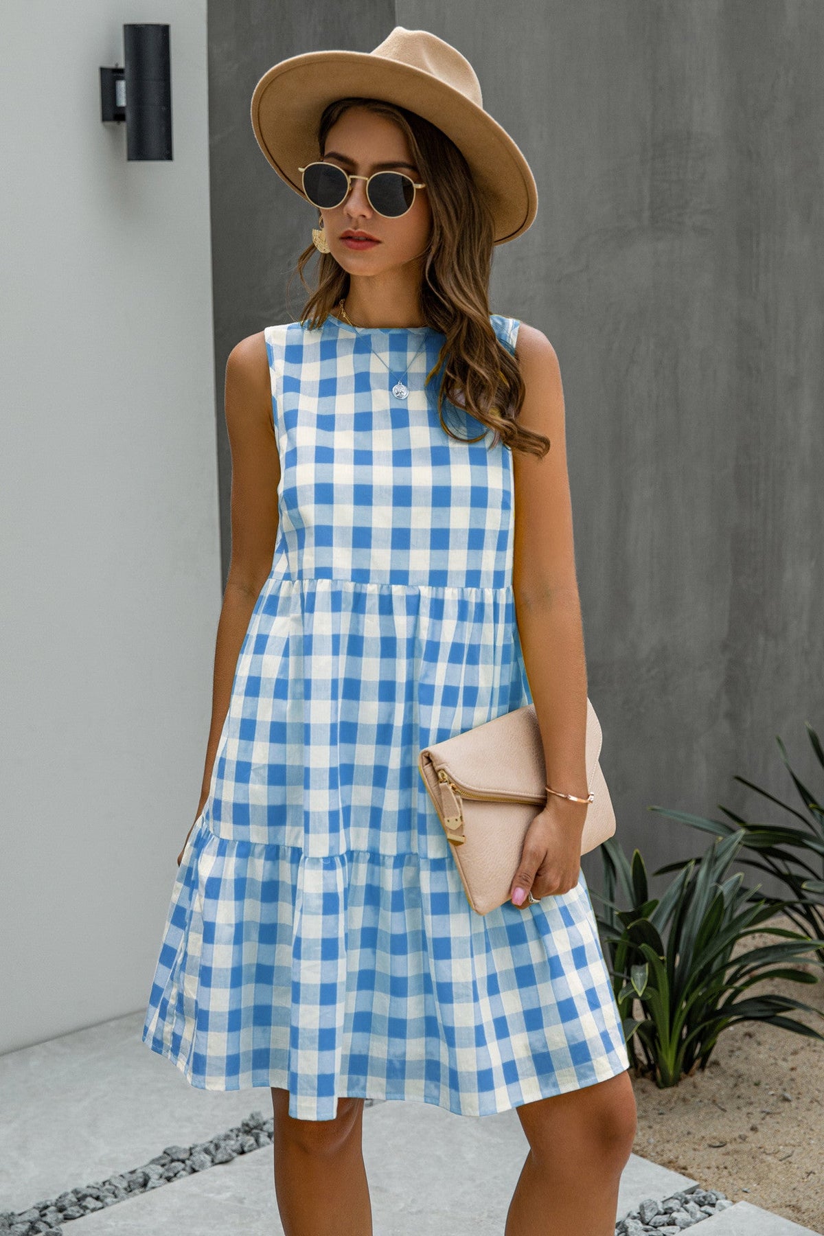 Stay Sweet Plaid Dress