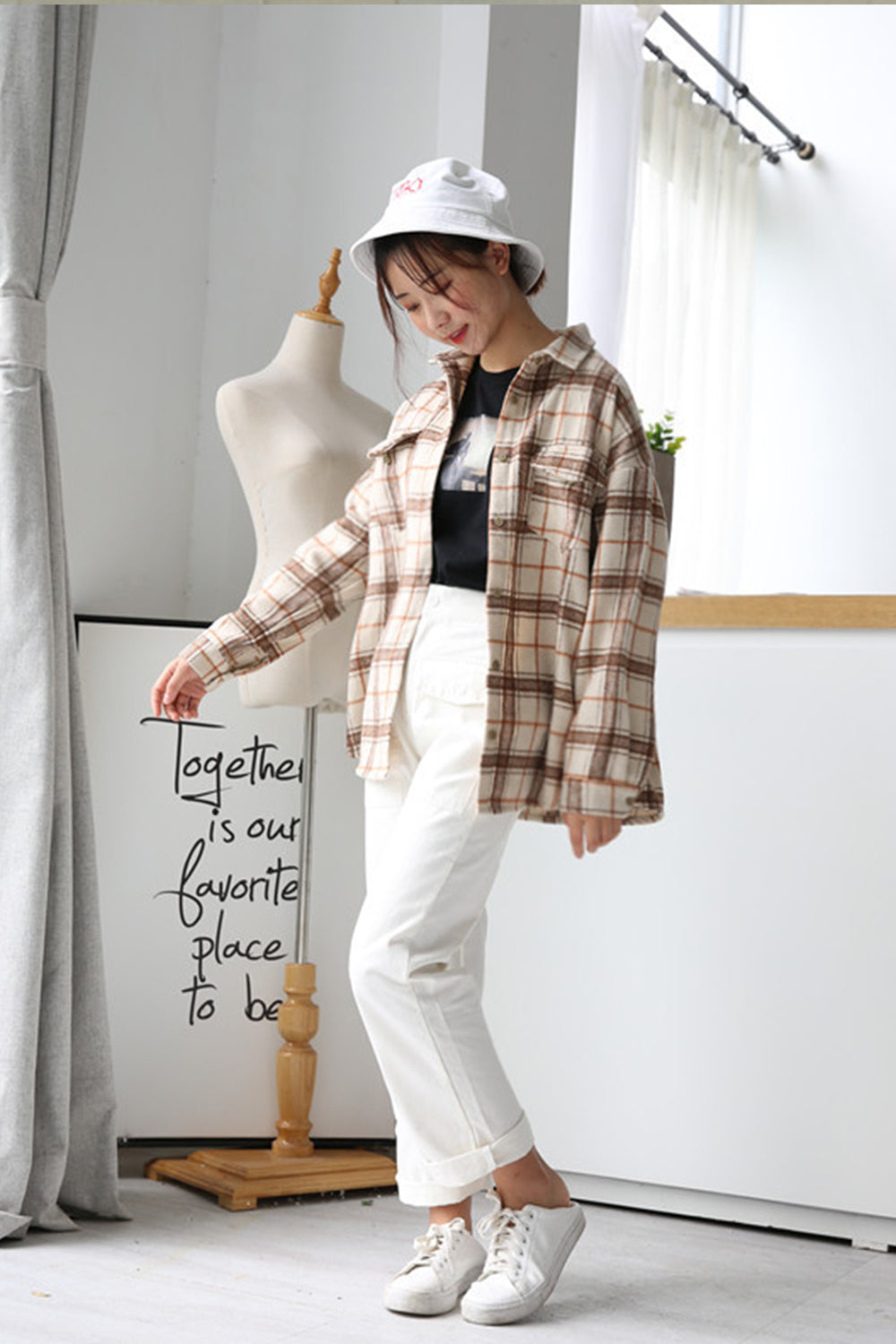 Woolen Plaid Port Shirt