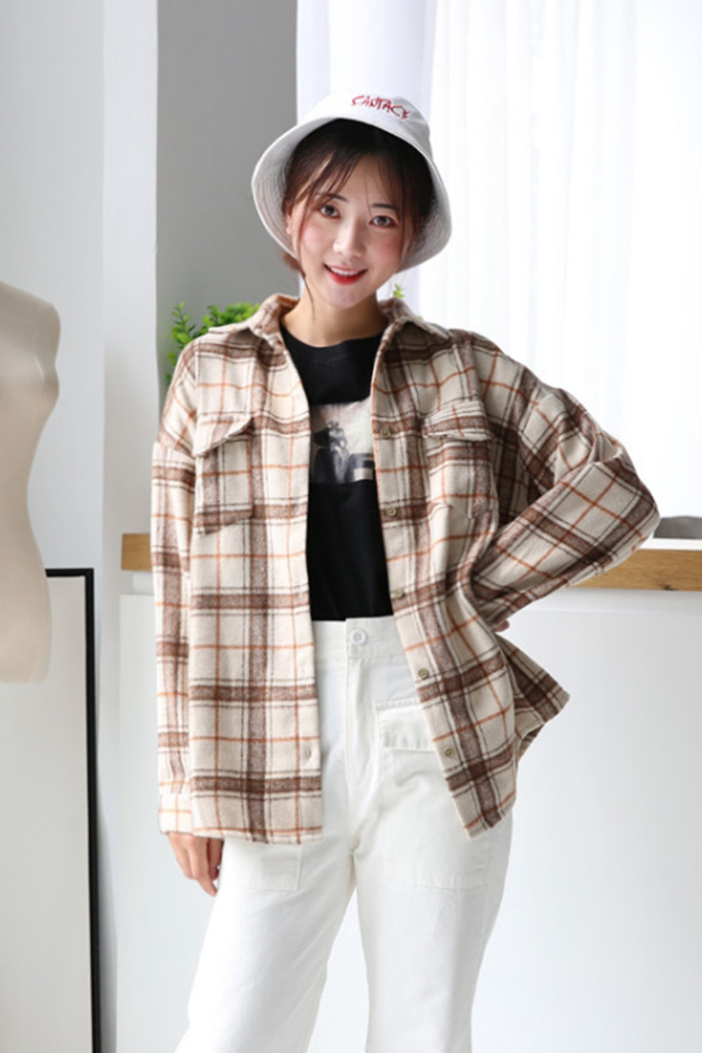 Woolen Plaid Port Shirt