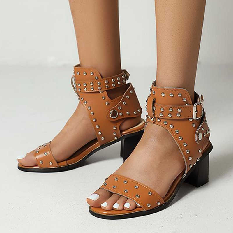 Riveted Bohemian Roman High heel Sandals