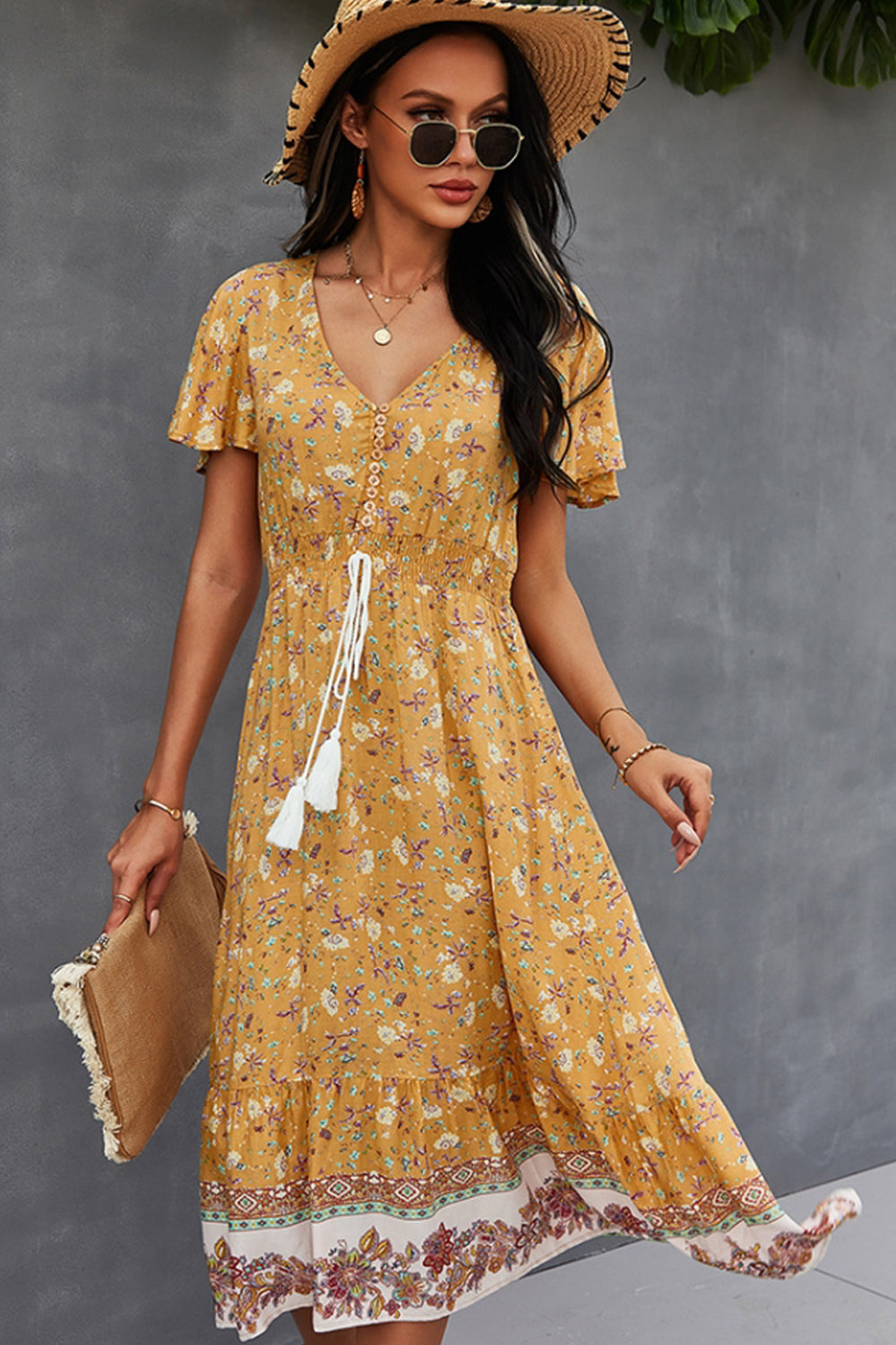 Bohemian Waist Line Dress