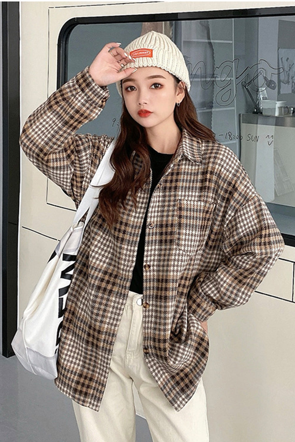 Hong Kong Style Plaid Shirt