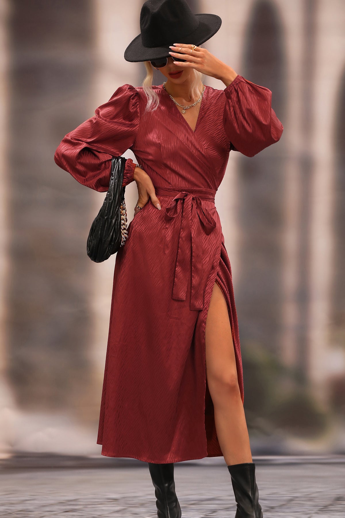 Living Your Best Life Brown Maxi Dress