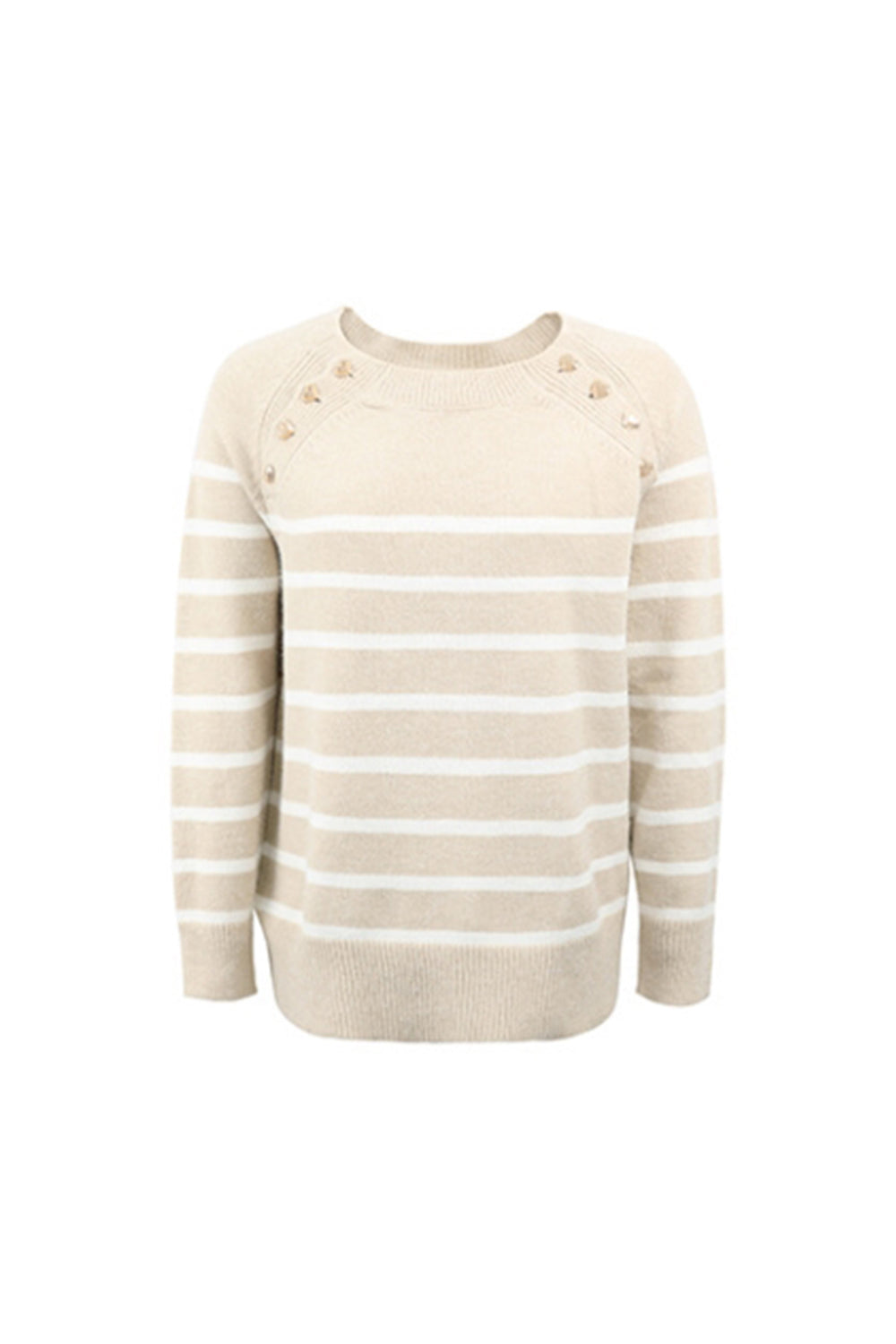 Striped Knit Pullover