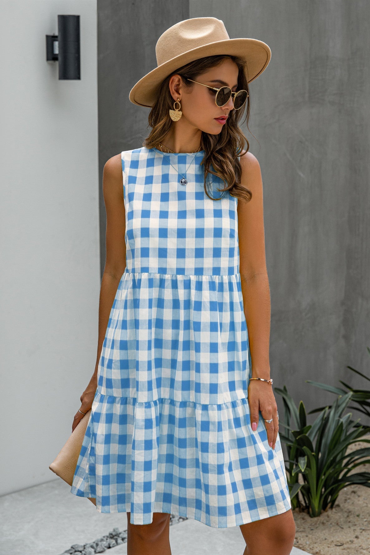 Stay Sweet Plaid Dress