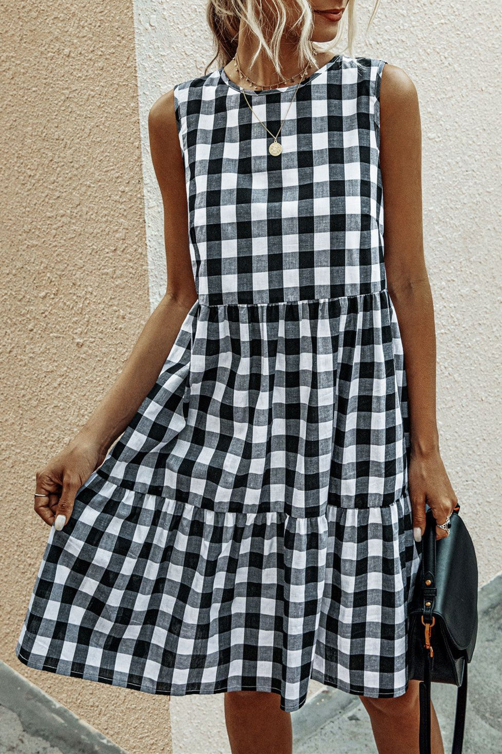 Stay Sweet Plaid Dress