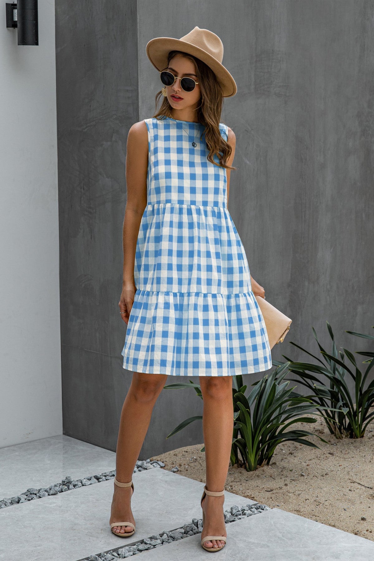 Stay Sweet Plaid Dress