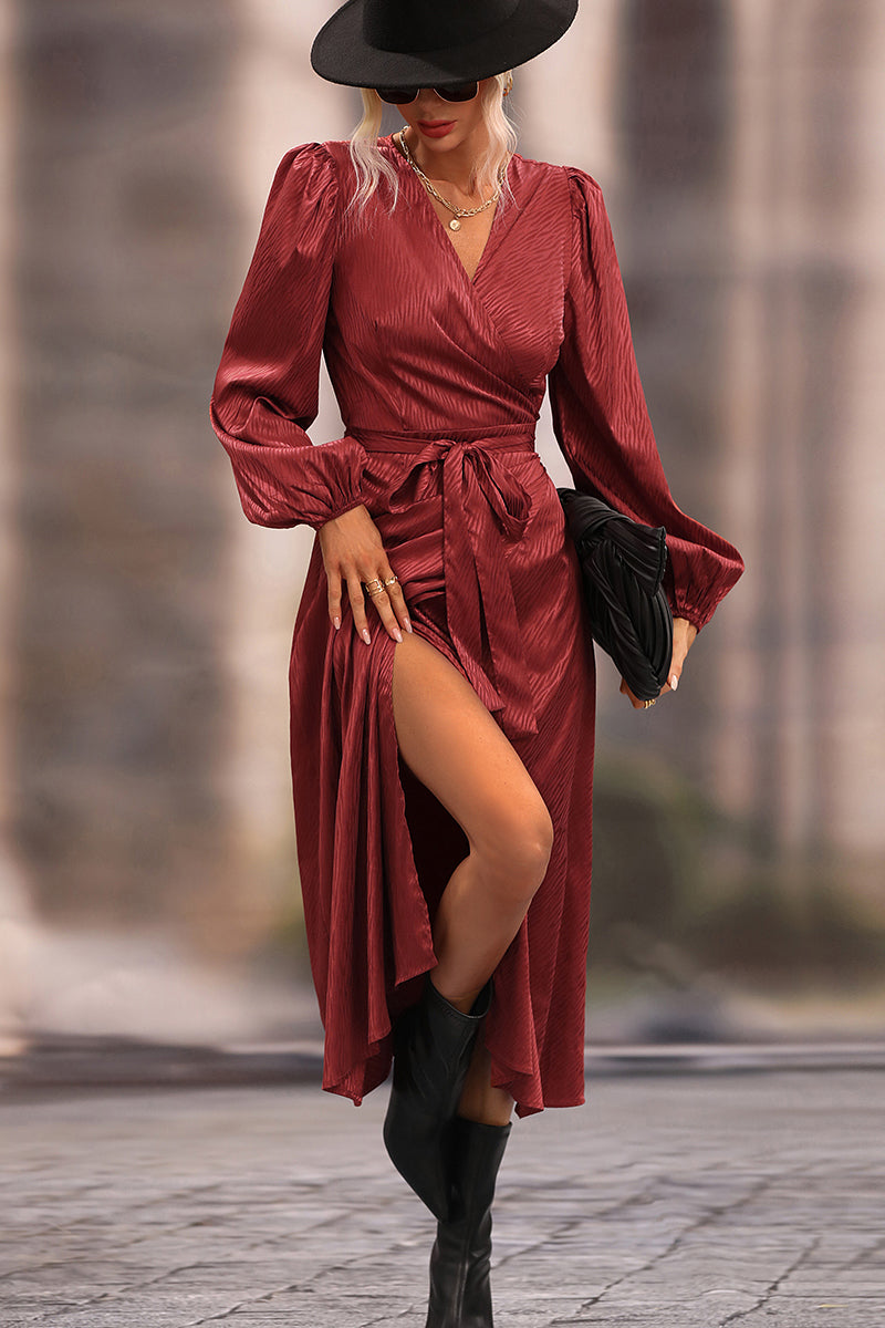 Vivre votre meilleure vie - Robe longue marron