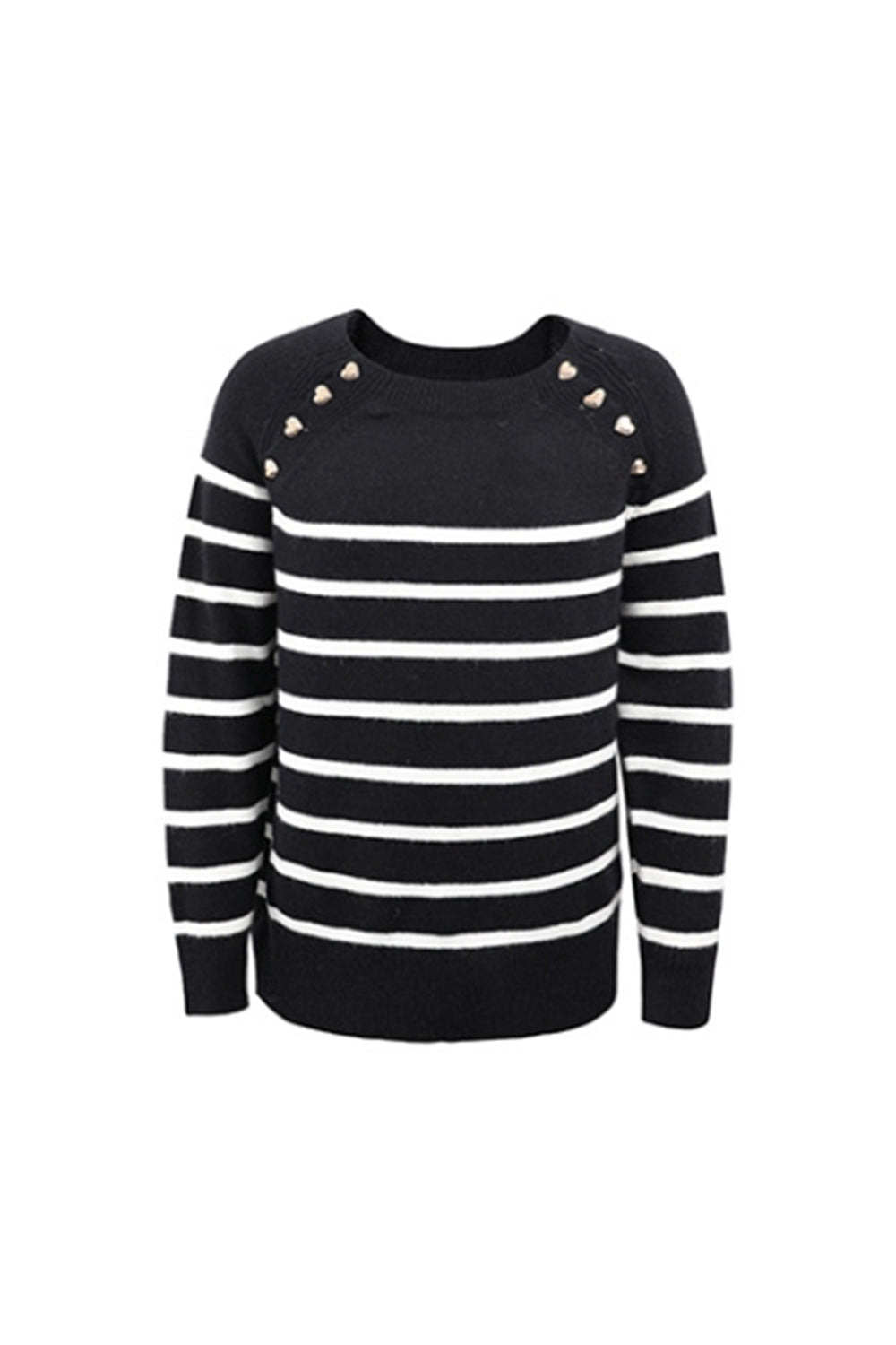 Striped Knit Pullover