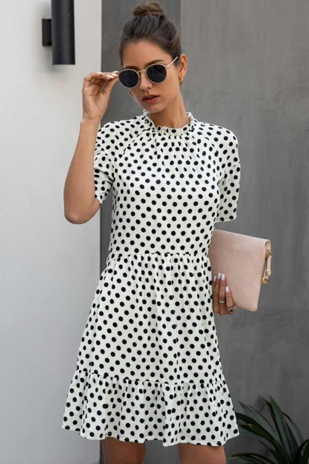 Elegant Queen Dot Dress