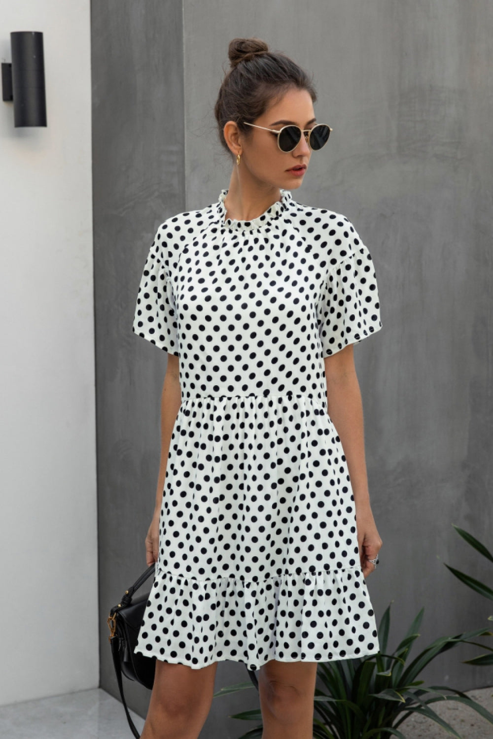 Elegant Queen Dot Dress