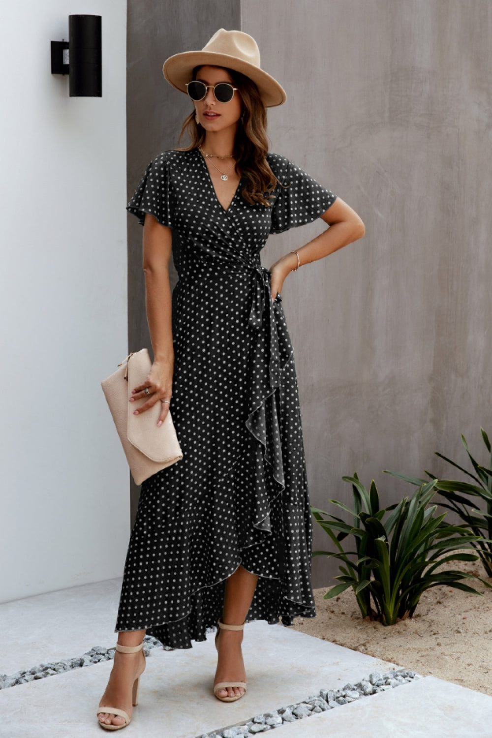 French Romance Dot Dress