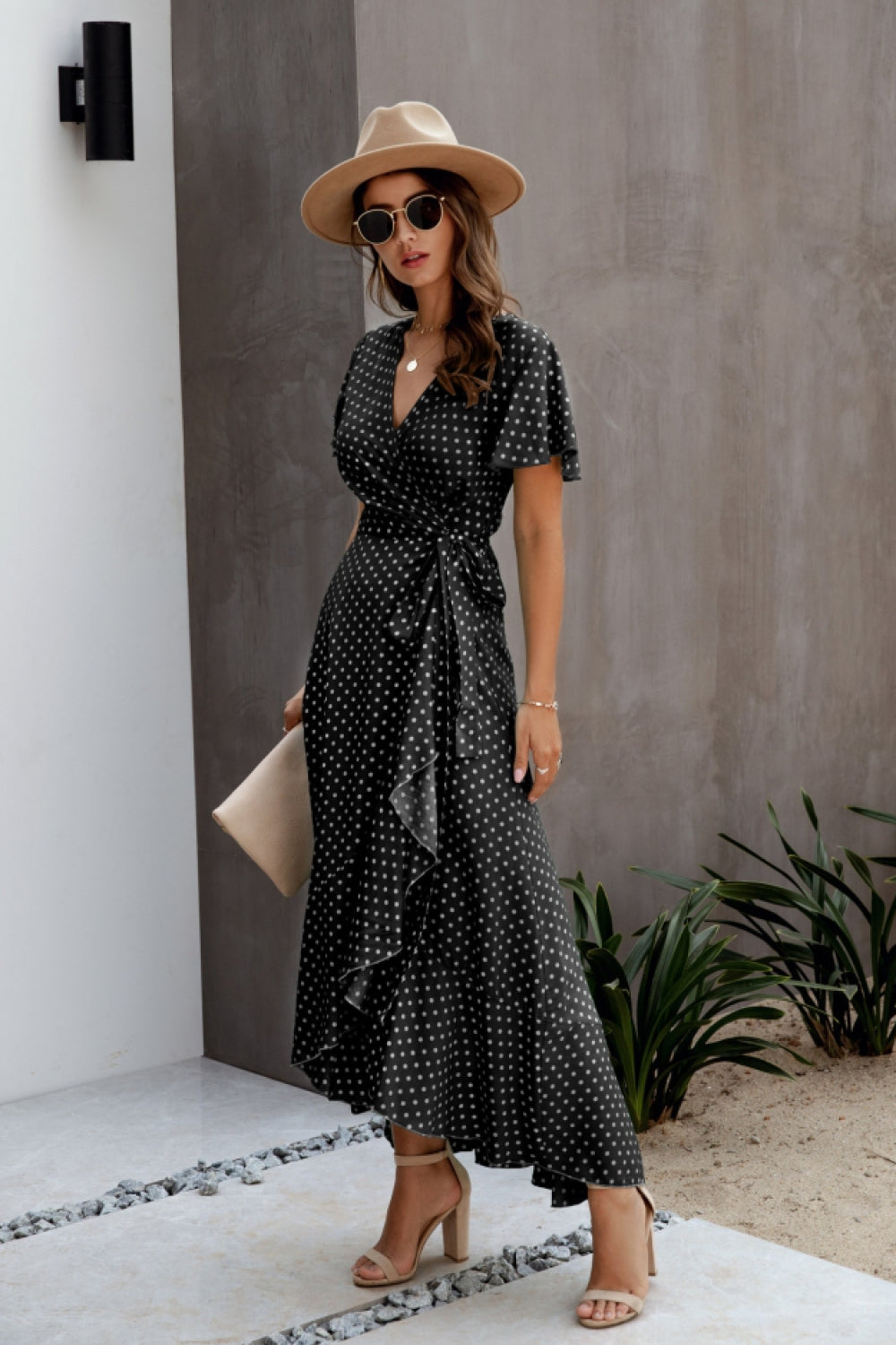 French Romance Dot Dress