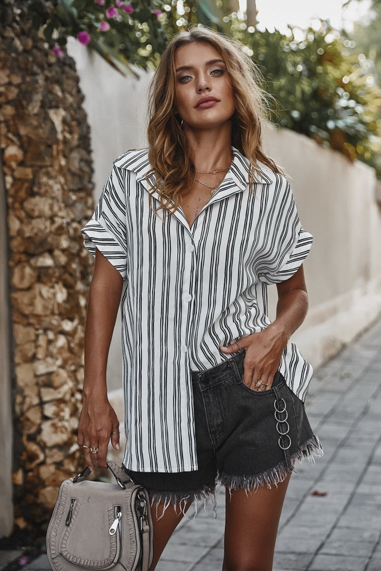 Striped Short Sleeve Shirt