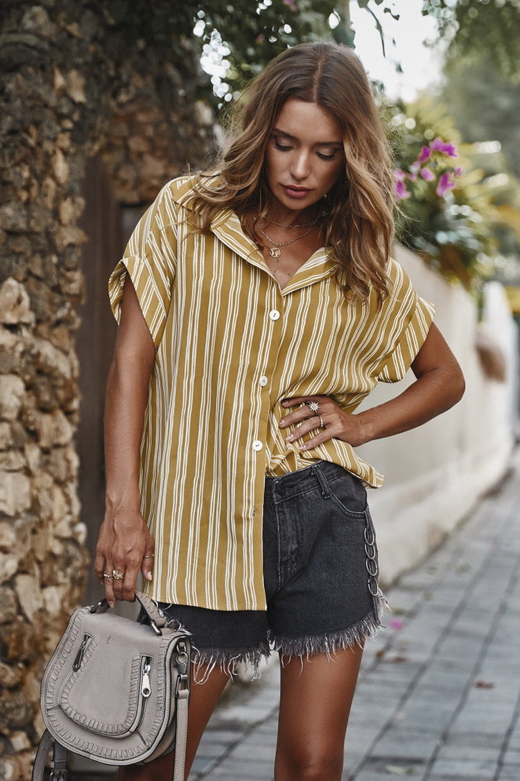 Striped Short Sleeve Shirt