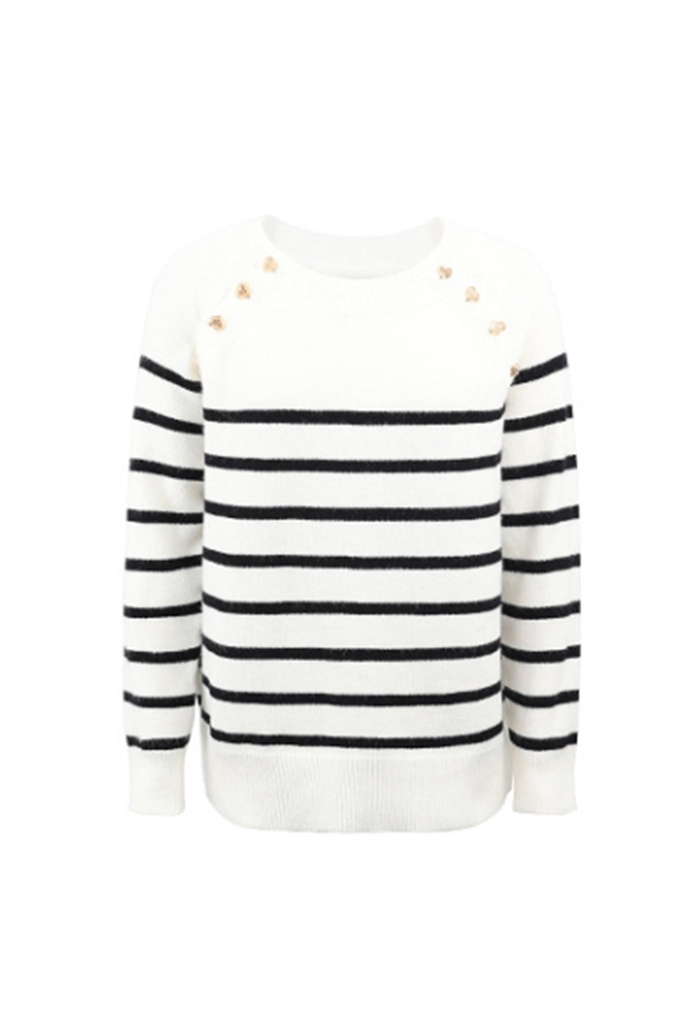 Striped Knit Pullover