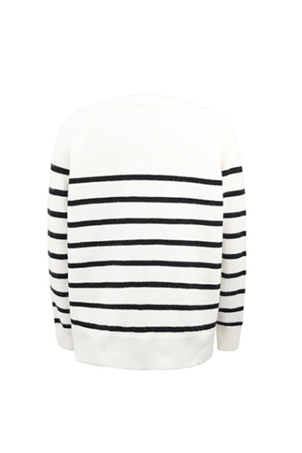 Striped Knit Pullover