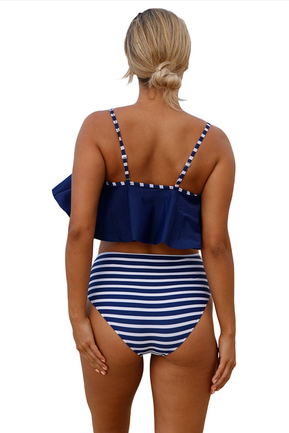 Sling Stripe Pad Bikini Set