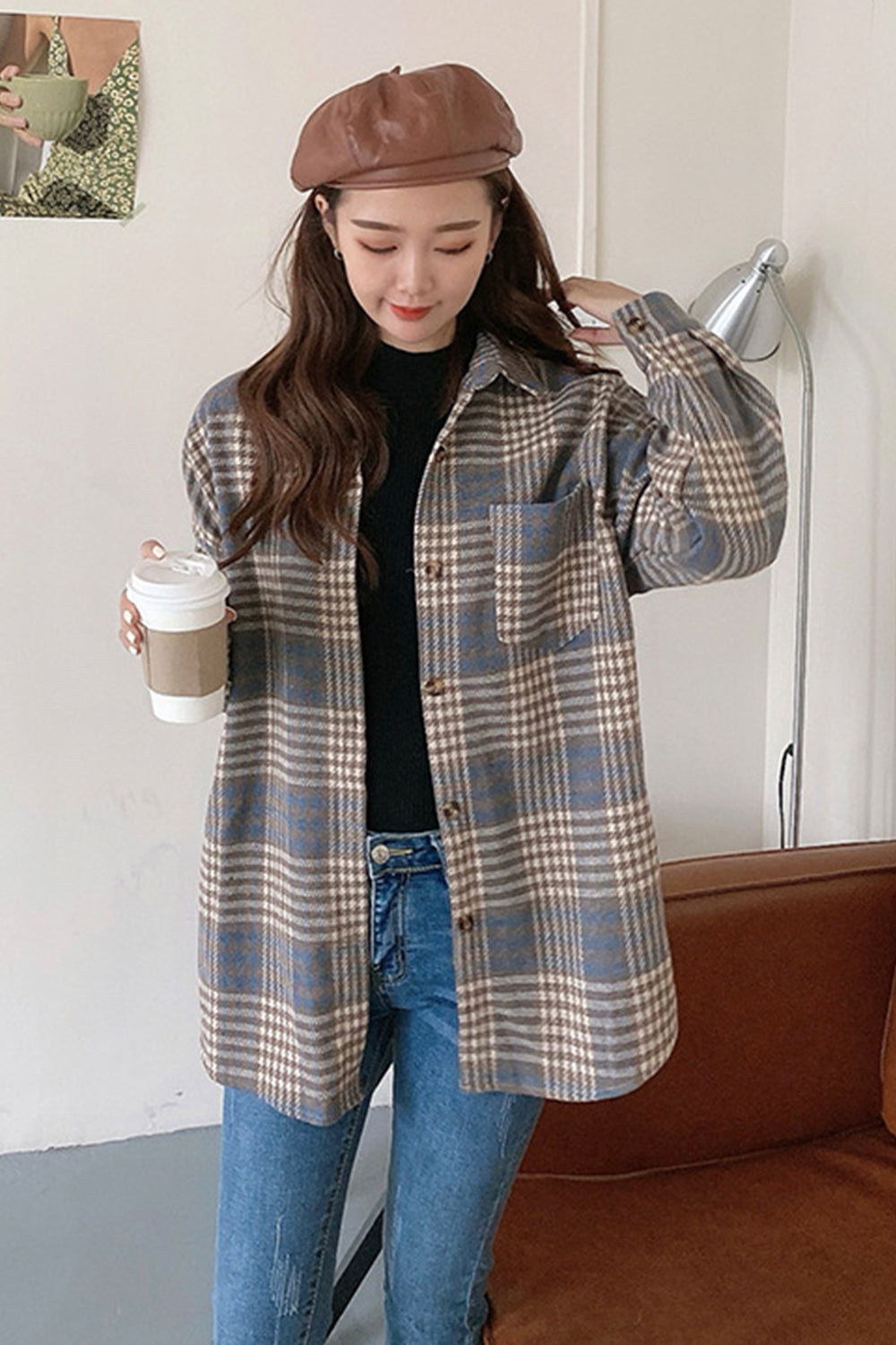 Hong Kong Style Plaid Shirt