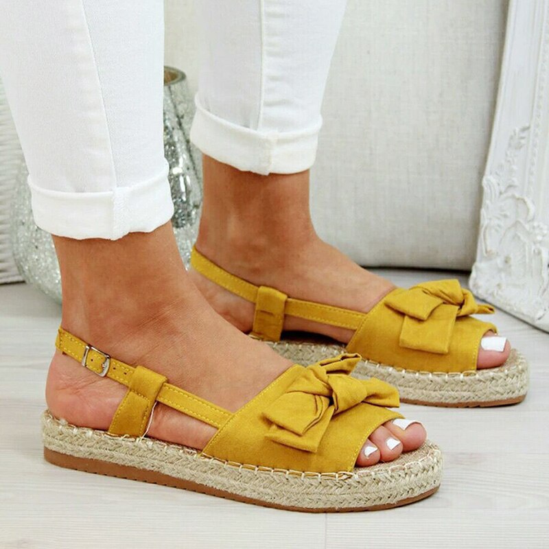 Flat Heels Platform Chaussures Sandals