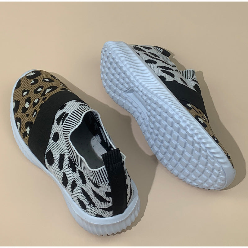 Leopard Vulcanized Slip-On Sneakers