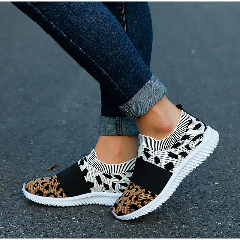 Leopard Vulcanized Slip-On Sneakers