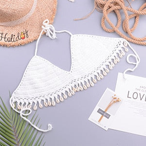 Crochet Knitting Woven Bandage Bikini