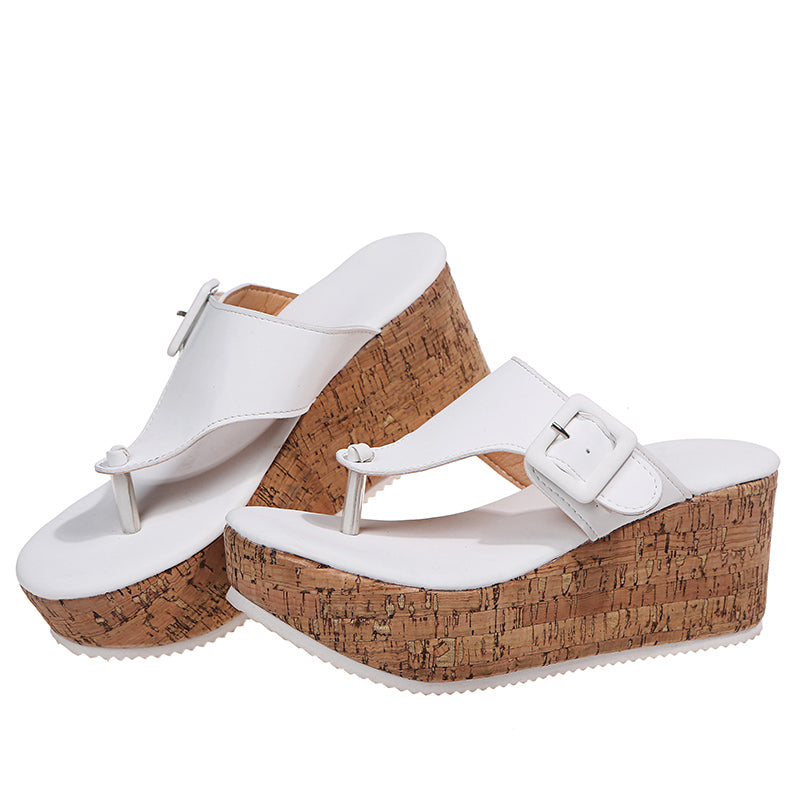 Wedge Thick Bottom Flip Flops