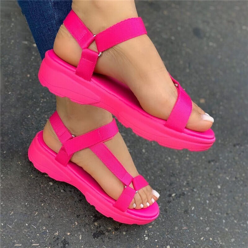 Multi Colors Flat Sandals