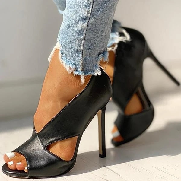 Fischmaul-High-Heels-Schuhe