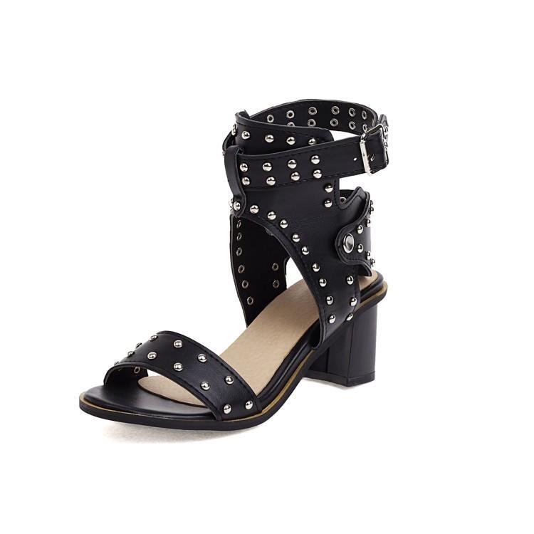 Riveted Bohemian Roman High heel Sandals