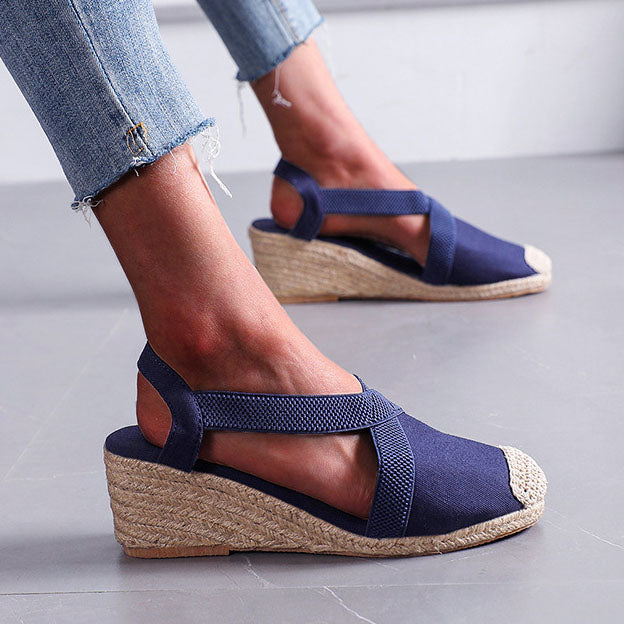 Thick-soled Elastic Fisherman Sandals