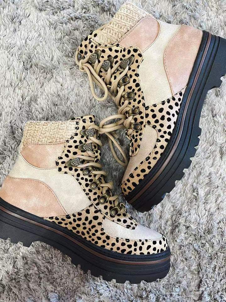 Need You Now Leopard Booties