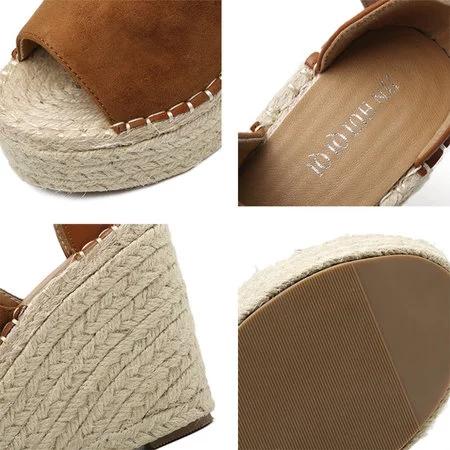 Espadrilles Daily Nubuck Sandals Creepers Wedges Sandals Pavacat 