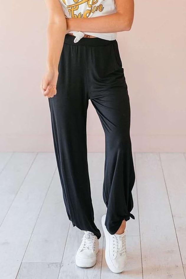 Going Up Wide Leg Zipper Pants - Pavacat