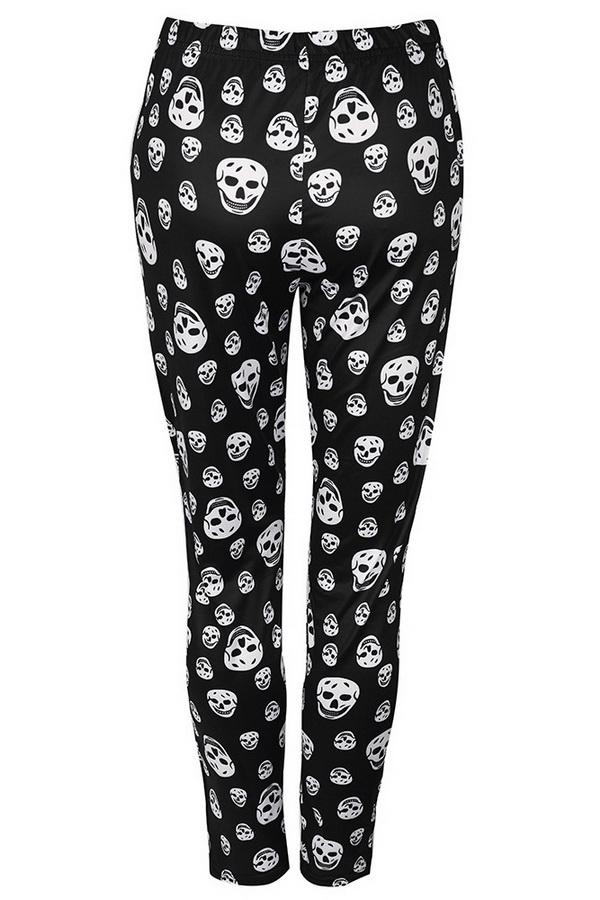 Halloween Pumpkin Lamp Printed Leggings - Pavacat