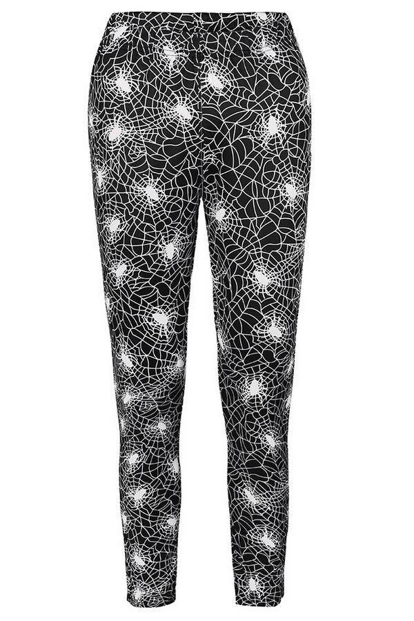 Halloween Pumpkin Lamp Printed Leggings - Pavacat