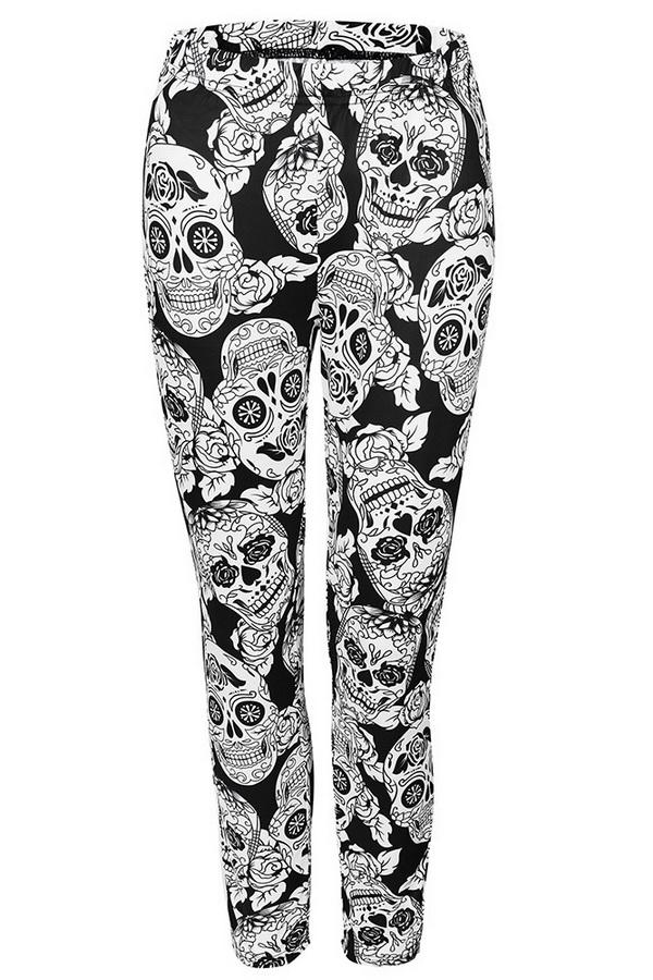 Halloween Pumpkin Lamp Printed Leggings - Pavacat