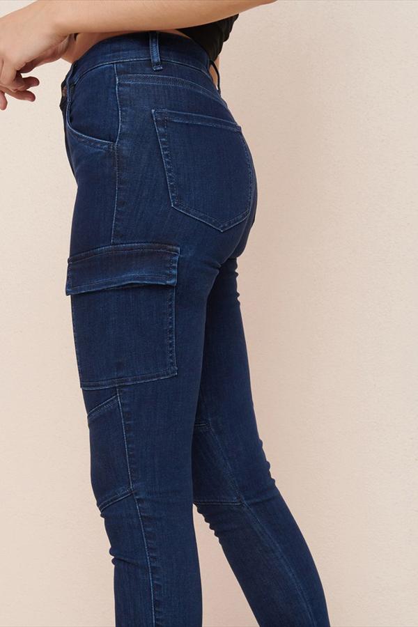 High Elastic Skinny Cargo Jeans Jeans 5201904110309 