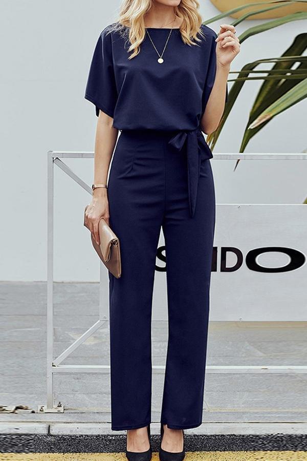 High Waist Wide Leg Trousers Jumpsuits & Rompers 5201905080500 