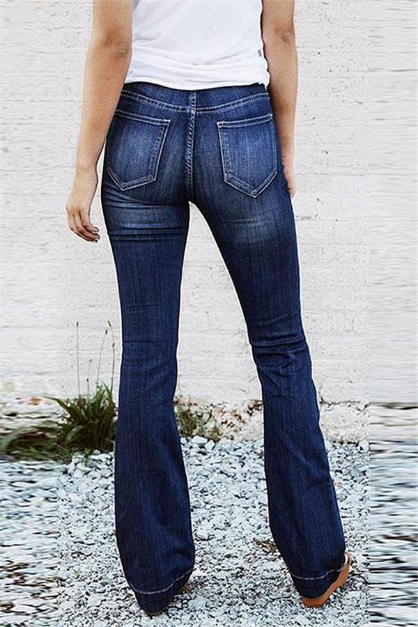 High Waisted Slim Jeans Jeans 5201812151605 