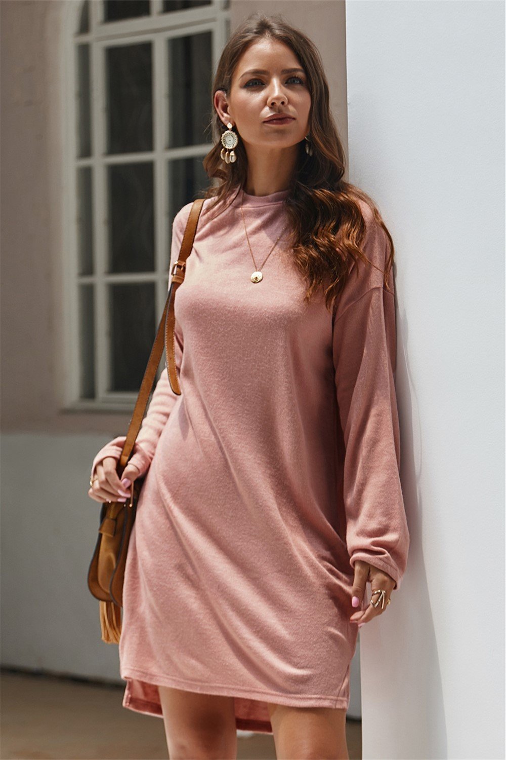 Keep You Happy Sweater Dress - Pavacat