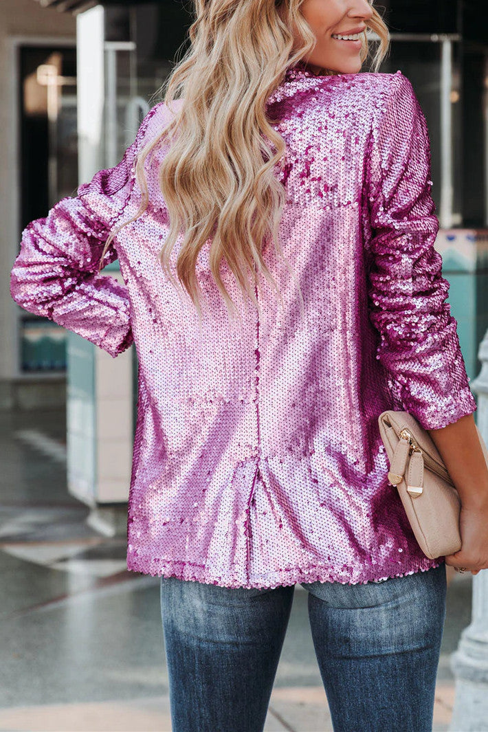 Blazer de soirée à sequins