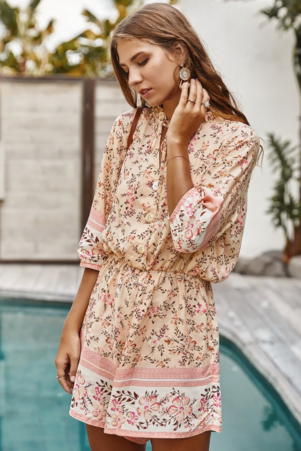 Make It Sweet Floral Romper - Pavacat