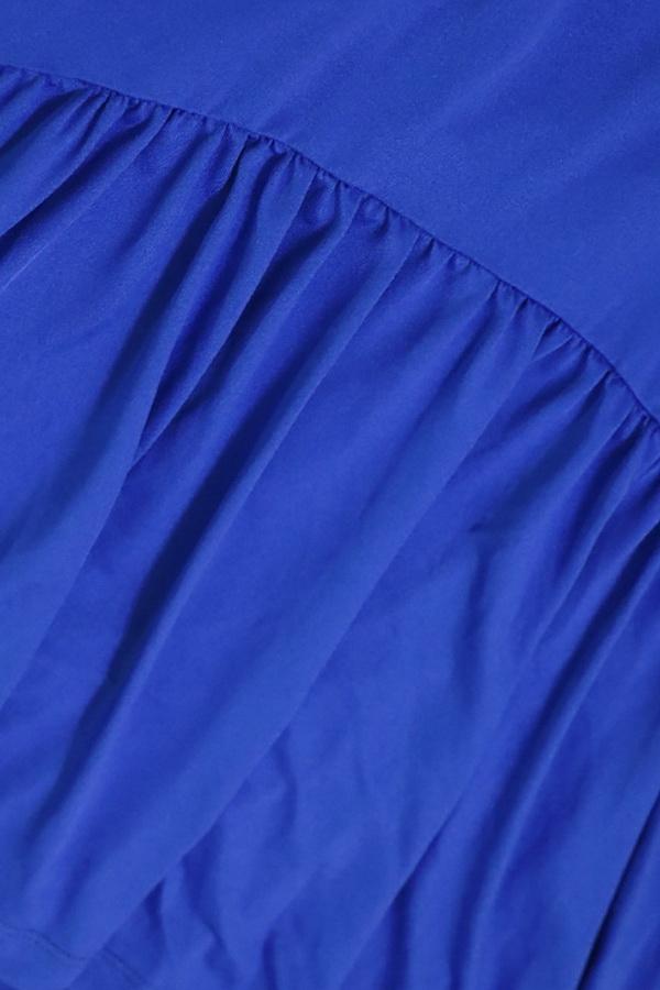 Pure Colour Flounce Sling Skirt Dress 5201906101022 